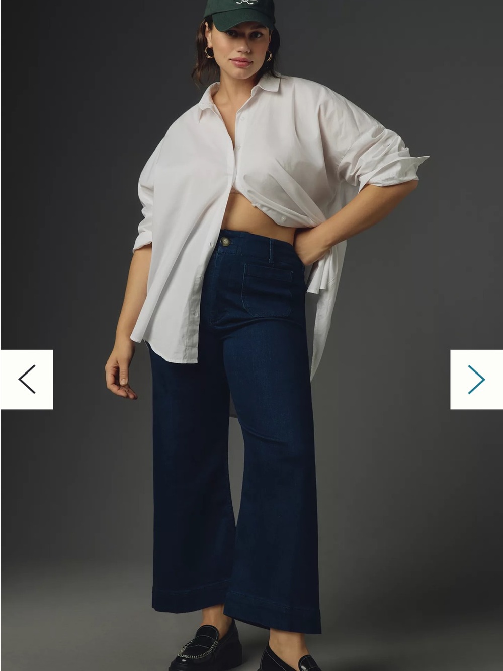 Maeve Anthropologie High Rise Flare Bell Bottom Jeans Size 25P - Picture 2 of 10